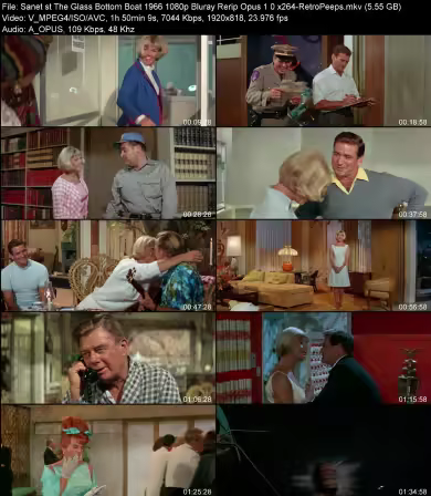 The Glass Bottom Boat 1966 1080p Bluray Rerip Opus 1.0 x264-RetroPeeps