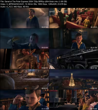 The Polar Express 2004 720p BRRip x264-Solar