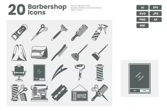 EE - Barbershop Icons 8TT52TQ