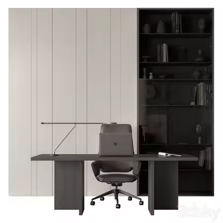 3dsky - Boss Desk - Office Furniture 764 7410380 - 3D Model