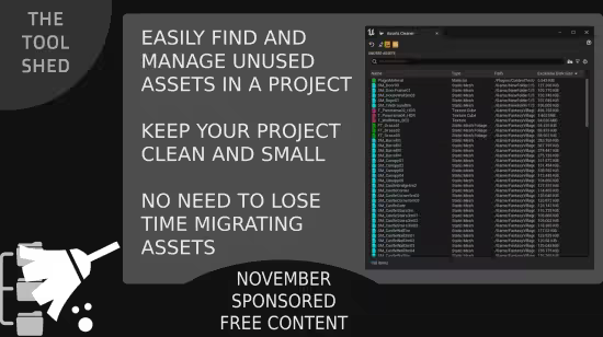 Unreal Engine Marketplace - Assets Cleaner - Project Cleaning Tool v2.70 (5.7)