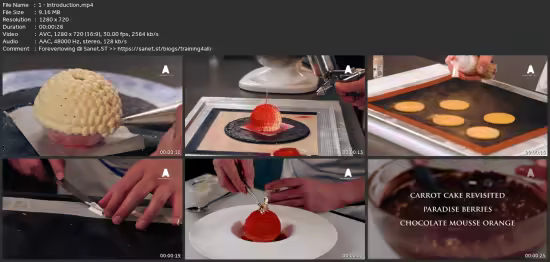 Professional Fine Dining Plated Dessert By Master Chef