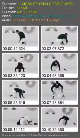 Mobility Drills for Passing the Guard