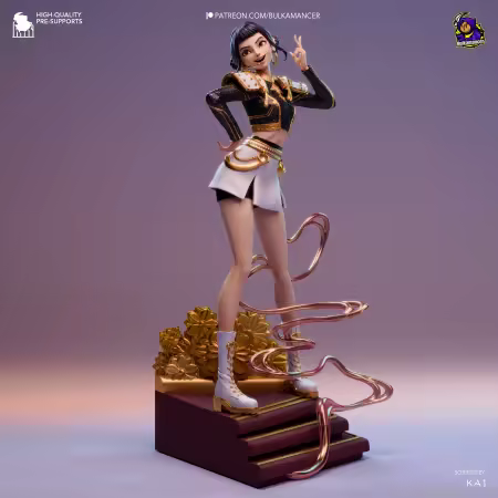 Bulkamancer Sculpts – Zoey – Kpop Demon Hunters – 3D Model
