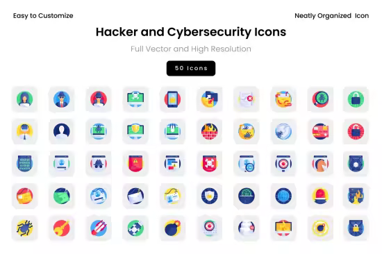 EE - Hacker and Cybersecurity Icons 6SVHL6N