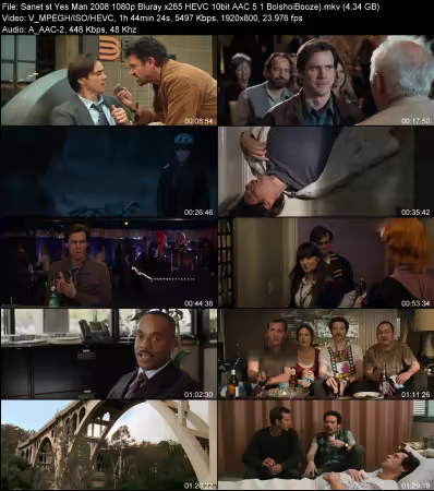 Yes Man 2008 1080p Bluray x265 HEVC 10bit AAC 5.1 BolshoiBooze