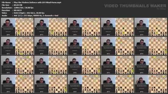 Play the Modern Defence with GM Mihail Marin