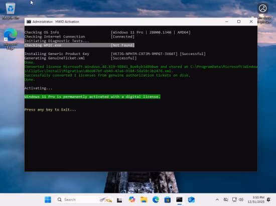 Windows 11 Pro 26H1 Build 28000.1340 Aio 16in1 Preactivated (Preview)