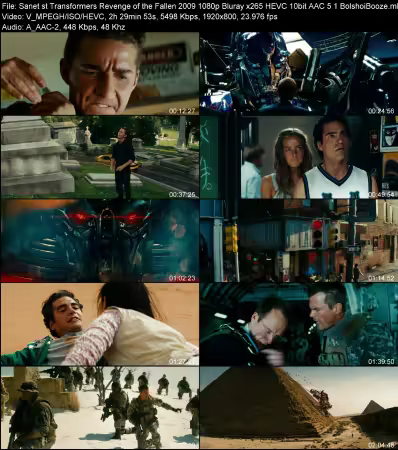 Transformers Revenge of the Fallen 2009 1080p Bluray x265 HEVC 10bit AAC 5.1 BolshoiBooze
