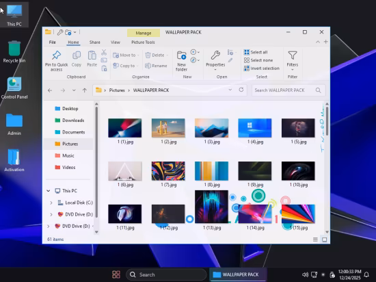 Windows 11 Pro Super Lite 25H2 Build 26200.7462 Porcelain 11
