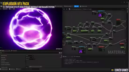 Unreal Engine Marketplace - Explosion VFX Pack (5.0 – 5.4)