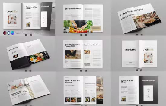 EE - Cook Book / Recipe Book Template GJ8CYBS