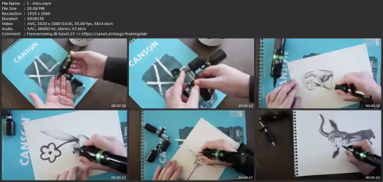 Tattooing On Paper: Mastering Stippling With Pen Cartridges