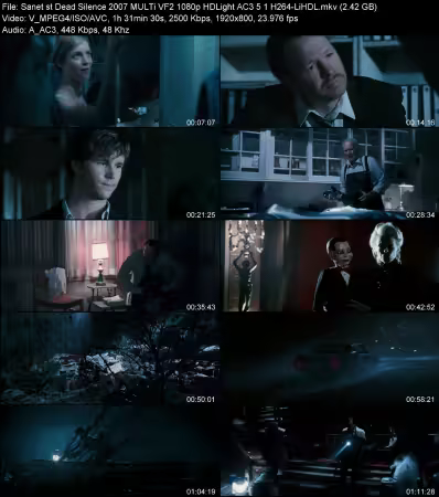 Dead Silence 2007 MULTi VF2 1080p HDLight AC3 5.1 H264-LiHDL