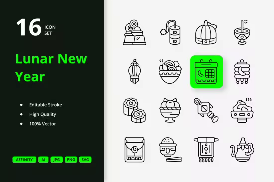 EE - Lunar New Year Icons ZYW8ZNW