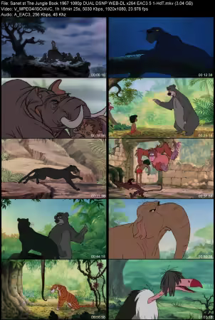 The Jungle Book 1967 1080p DUAL DSNP WEB-DL x264 EAC3 5.1-HdT