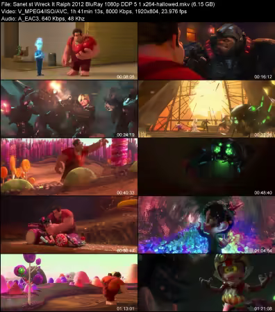 Wreck It Ralph 2012 BluRay 1080p DDP 5.1 x264-hallowed