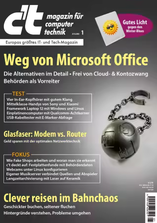c't Magazin für Computertechnik - Nr.01, 2026