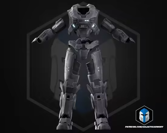 Reach Noble 6 Mark 5[B] Armor - 3D Model
