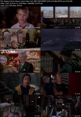 Home Alone 2 Lost In New York 1992 720P BRRIP XVID AC3-MAJESTiC