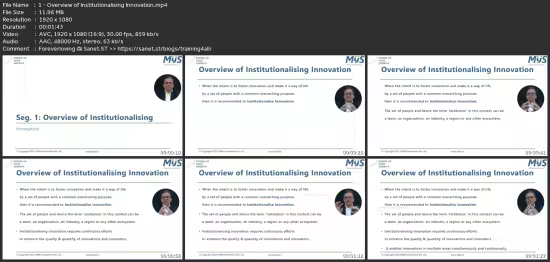 Institutionalising Innovation – Lead &amp; Foster A Culture