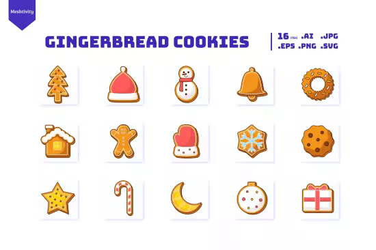 EE - Gingerbread Element Collection MZNPQCC
