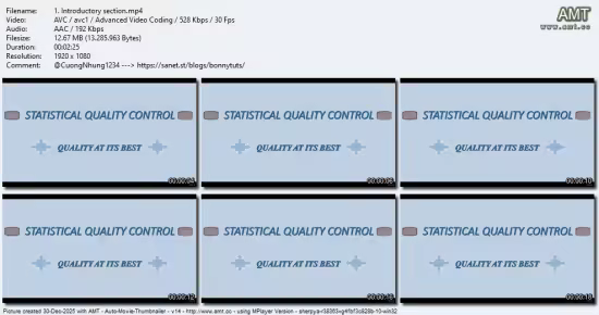 Statistical Quality Control Methodology