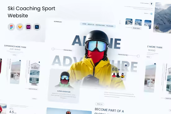 EE - Alpinerush - Ski Choaching Sport Website 7XY2VGS