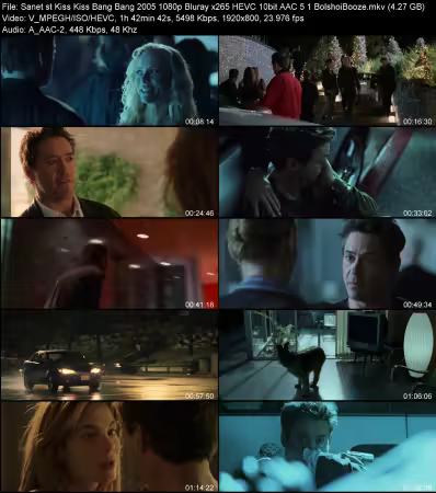 Kiss Kiss Bang Bang 2005 1080p Bluray x265 HEVC 10bit AAC 5.1 BolshoiBooze