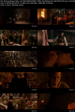 Gangs of New York 2002 REMASTERED 1080p 10bit BluRay 6CH x265 HEVC-PSA