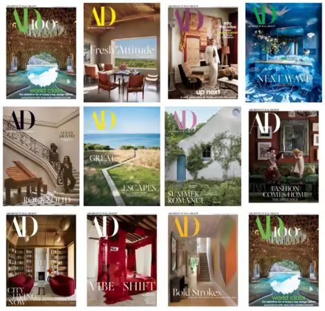 Architectural Digest USA - Full Year 2025 Collection