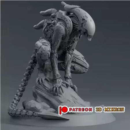 Dennys Wang – Xenoborg – 3D Print Model