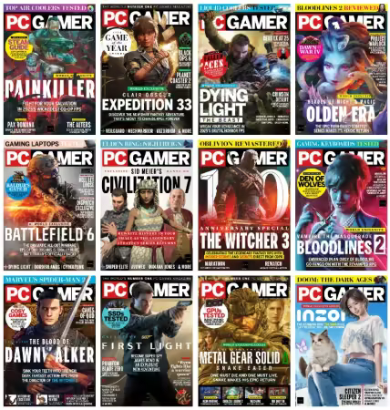 PC Gamer UK - Full Year 2025 Collection