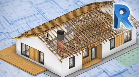 Revit House Design Course: Architecture + Roof Timber Frame