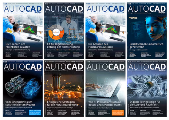 Autocad &amp; Inventor Magazin - Full Year 2025 Collection