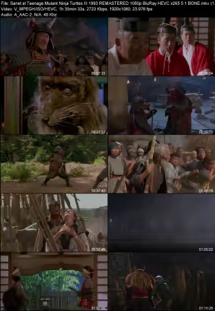 Teenage Mutant Ninja Turtles III 1993 REMASTERED 1080p BluRay HEVC x265 5.1 BONE