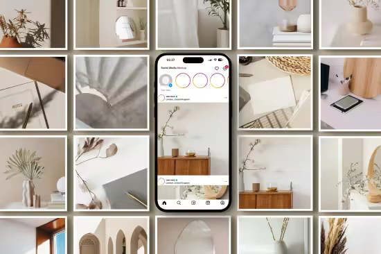 EE - Social Media Instagram Mockup Set PH2DTTF