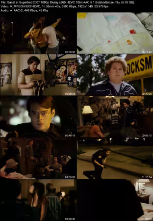 Superbad 2007 1080p Bluray x265 HEVC 10bit AAC 5.1 BolshoiBooze