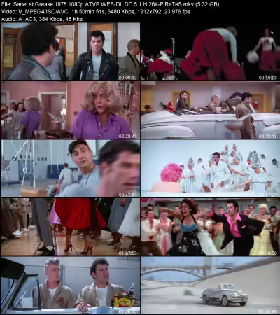 Grease 1978 1080p ATVP WEB-DL DD 5.1 H264-PiRaTeS