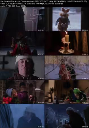 The Muppet Christmas Carol 1992 EXTENDED 1080p AMZN WEBRip x265-ZiTO