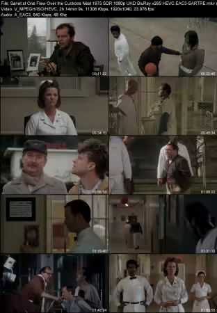 One Flew Over the Cuckoos Nest 1975 SDR 1080p UHD BluRay x265 HEVC EAC3-SARTRE