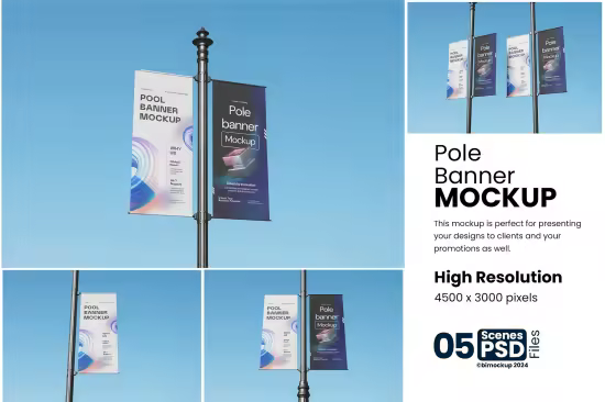 EE - Pole Banner Mockup 7AZ2FLN