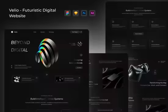 EE - Velio - Futuristic Digital Website 45XWLVK
