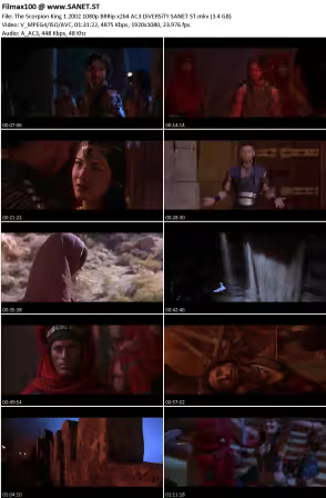 The Scorpion King 1 2002 1080p BRRip x264 AC3 DiVERSiTY