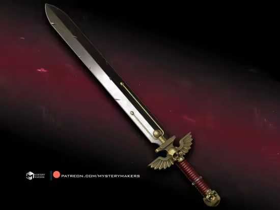 MysteryMakers Power Sword Warhammer 40k – 3D Model