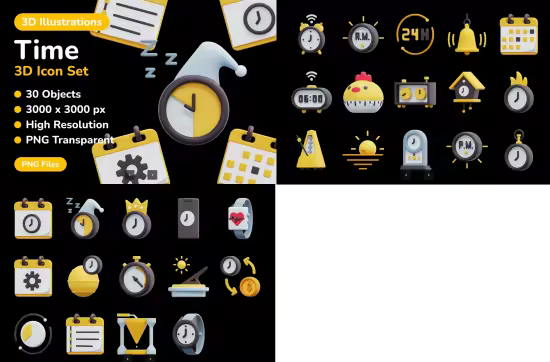 EE - Time 3D Icon M4VZ6LQ
