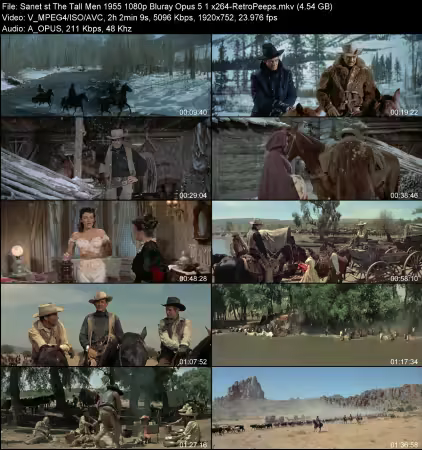 The Tall Men 1955 1080p Bluray Opus 5.1 x264-RetroPeeps