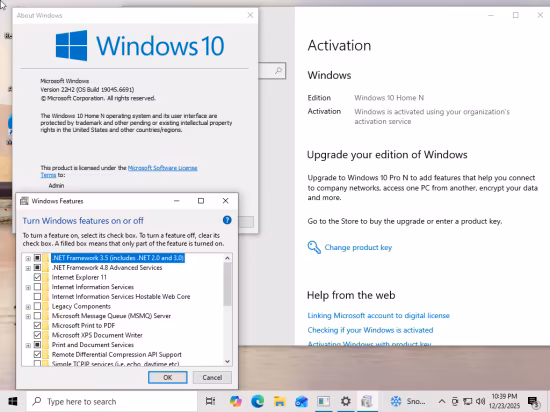 Windows 10 22H2 build 19045.669 AIO 16in1 With Office 2024 Pro Plus Multilingual Preactivated December 2025