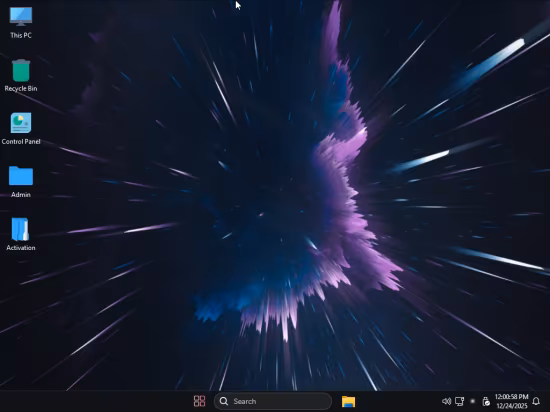 Windows 11 Pro Super Lite 25H2 Build 26200.7462 Porcelain 11