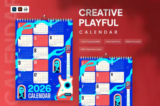 EE - Creative Playful Calendar VJGEAG8